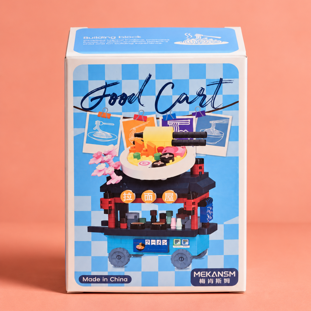 MEKANSM Ramen Food Cart Building Blocks front package view