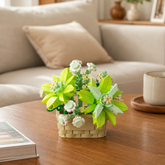 Green Garden Bloom Flower Basket