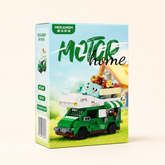 Motor Home Building Block Set — Afternoon Coffee Shop Car