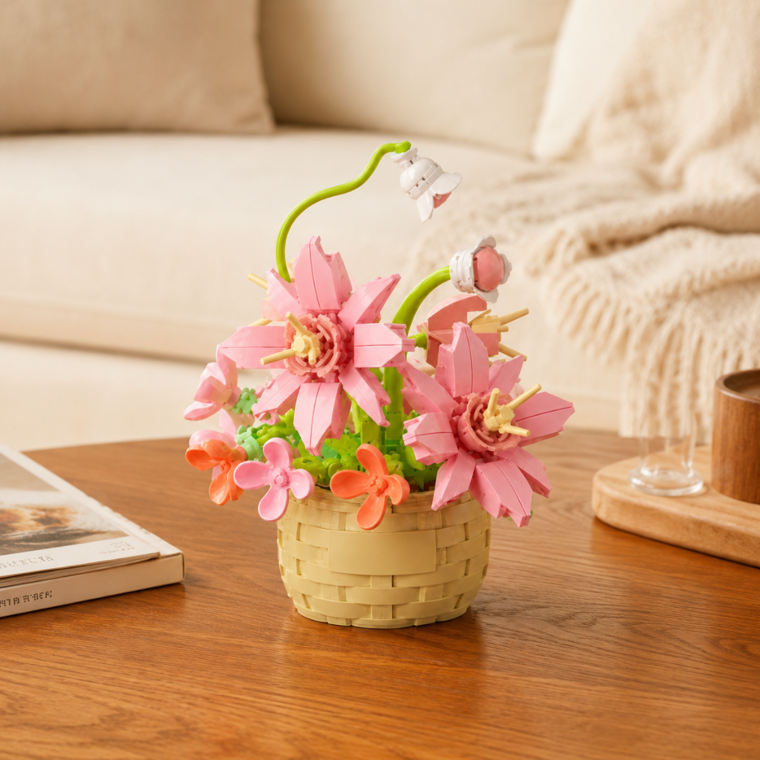 Plastic Puzzle Bouquet Toy