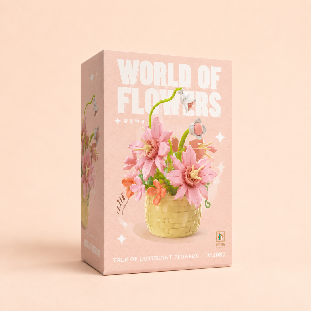 Plastic Puzzle Bouquet Toy
