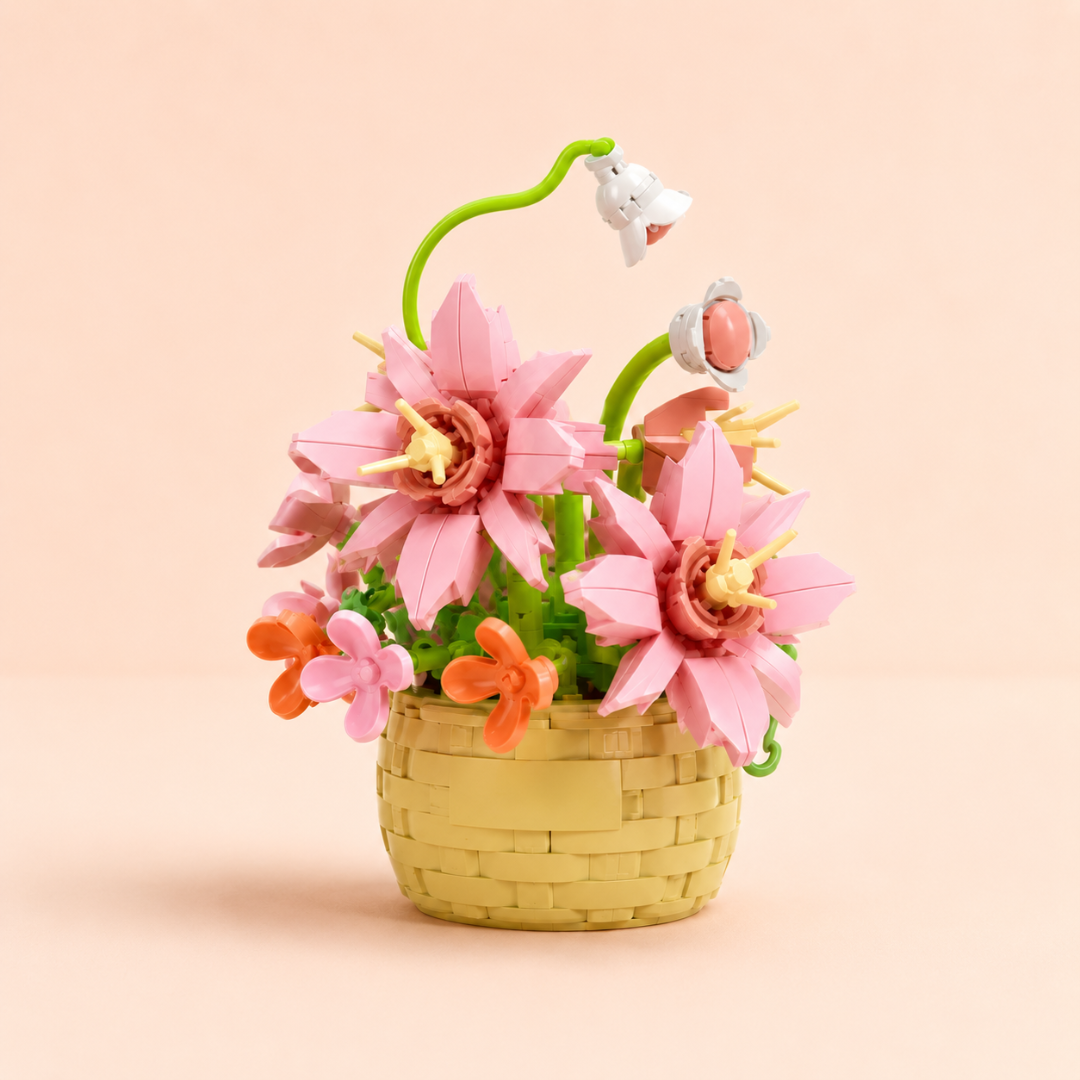 Plastic Puzzle Bouquet Toy