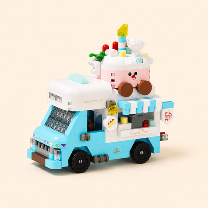 Motor Home Building Block Set — Sweet Time Dessert Workshop Van