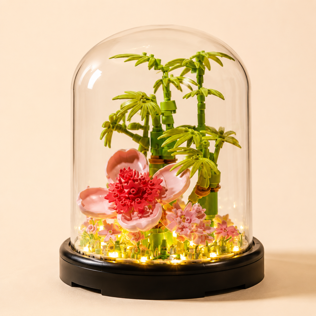 Rise & Rise Peony Bamboo Building Block Terrarium