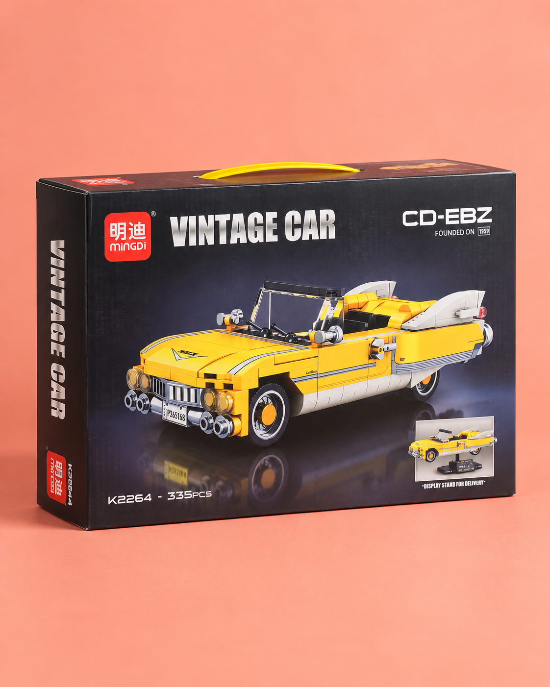 MINGDI Vintage Car CD-EBZ Building Set – 335 Pieces
